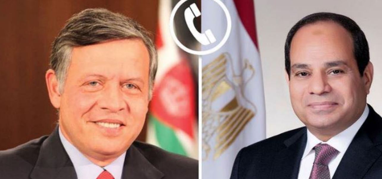 الرئيس السيسي يؤكد دعم مصر الكامل للأردن بعد الهجوم الإيراني