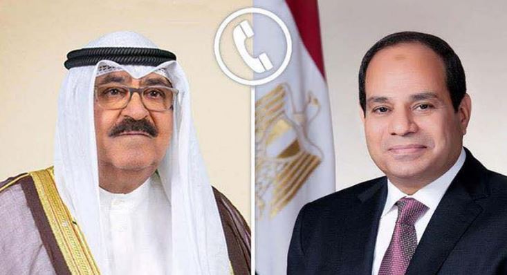 السيسي يؤكد دعم مصر الكامل للكويت عقب الاعتداء الإيراني