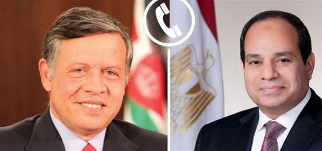الرئيس السيسي يؤكد دعم مصر الكامل للأردن بعد الهجوم الإيراني