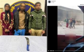   سقوط أبطال فيديو تعدٍ بسلاح أبيض في شبرا الخيمة
