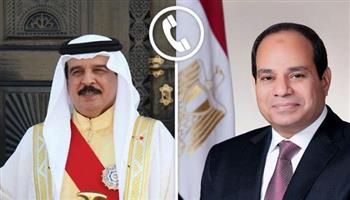   الرئيس السيسي يؤكد على تضامن مصر الكامل مع البحرين قيادةً وشعباً