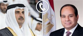   الرئيس السيسي يطمئن تميم بدعم مصر الكامل لقطر في الأزمة الإيرانية