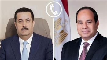 الرئيس السيسي يؤكد دعم مصر للعراق وسيادته وسلامة أراضيه والرفض للزج بها في التصعيد الحالي
