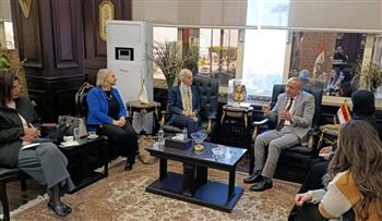   محافظ الأقصر يلتقي مديرة برنامج الأغذية العالمي بمصر لتعزيز التعاون المشترك
