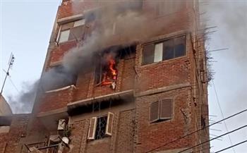 مصرع أم وطفليها بحريق شقة سكنية فى منشأة القناطر