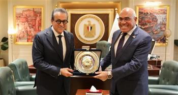   وزير الصحة يبحث مع رئيس "العربية للتصنيع" تسريع مشروعات تطوير المستشفيات والمنشآت الصحية