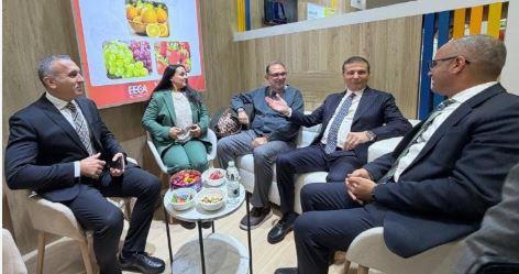 رئيس سلامة الغذاء يشارك في افتتاح معرض فروت لوجيستيكا بألمانيا