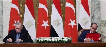 شراكة تهدف لرفع التبادل التجاري لـ 15 مليار دولار.. نص الإعلان المشترك بين مصر وتركيا