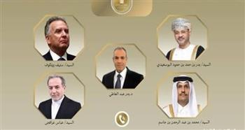    اتصالات مكثفة لوزير الخارجية ونظرائه بقطر وعمان وإيران ومبعوث ترامب