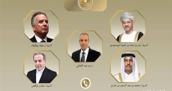 اتصالات مكثفة لوزير الخارجية ونظرائه بقطر وعمان وإيران ومبعوث ترامب