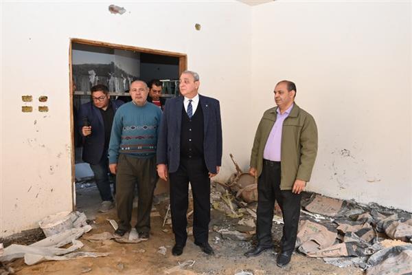 محافظ الغربية يتفقد الأعمال الجارية بمشروع إنشاء المبنى الإداري الجديد للمحافظة