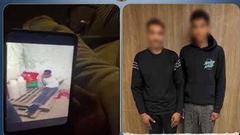   كشف فيديو يظهر شاب مقيد بعد اختطافه بالجيزة