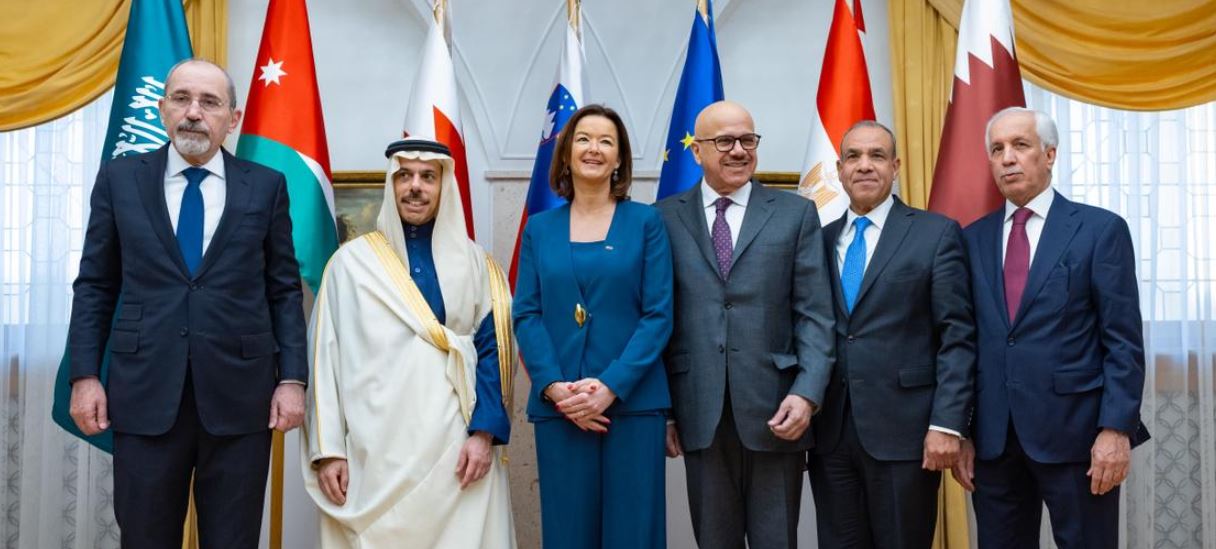 مصر والدول العربية وسلوفينيا تبحثان تعزيز السلام والاستقرار في غزة والضفة الغربية