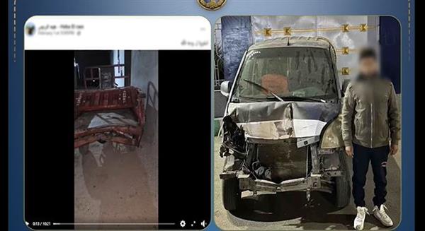 الشرطة تضبط سائق ميكروباص تسبب في حادث بالشرقية