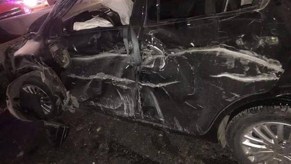 إصابة 5 أشخاص في تصادم مروع بين عدة مركبات بطريق بحر سيف بشبين الكوم