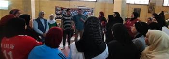   وزارة الشباب تتابع تطوير مركز رياضة المرأة بصالة الأيروبك باستاد المنصورة
