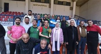 يوم رياضي للعاملين بفرع التأمين الصحي بالقليوبية
