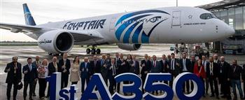   وصول أول إيرباص A350-900 إلى أسطول مصر للطيران