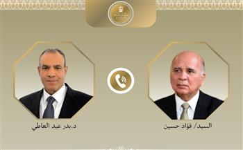   وزير الخارجية يبحث هاتفيا مع نظيره العراقي سبل خفض التصعيد الإقليمي ويدين انتهاك سيادة العراق