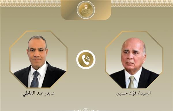 وزير الخارجية يبحث هاتفيا مع نظيره العراقي سبل خفض التصعيد الإقليمي ويدين انتهاك سيادة العراق