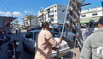   تكثيف الجهود الميدانية بجميع أحياء بورسعيد لتعزيز حملات النظافة 