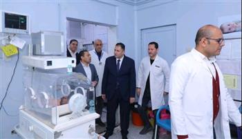   محافظ دمياط يتفقد مستشفى كفر سعد المركزى والطوارئ