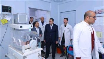 محافظ دمياط يتفقد مستشفى كفر سعد المركزى والطوارئ