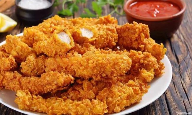 طريقة عمل دجاج كريسبي محشي جبنة في المنزل