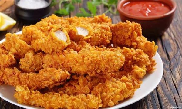 طريقة عمل دجاج كريسبي محشي جبنة في المنزل