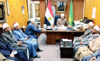   تفاصيل اجتماع وكيل أوقاف القليوبية بمديري الإدارات الفرعية 