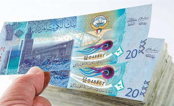 ارتفاع جديد في سعر الدينار الكويتي