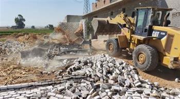   بني سويف تزيل 700 حالة تعد على الأراضي الزراعية
