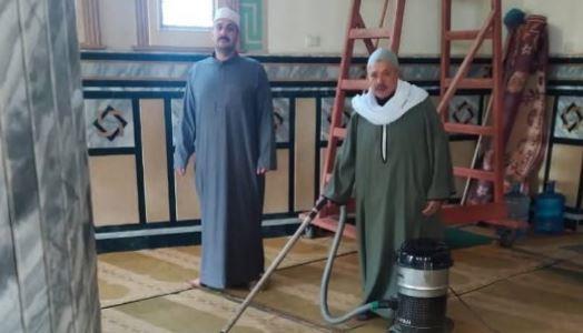 أوقاف كفر الشيخ تواصل حملات نظافة وتعقيم المساجد