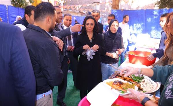 وزيرة التضامن الاجتماعي تتفقد مطبخ إطعام مبادرة مائدة