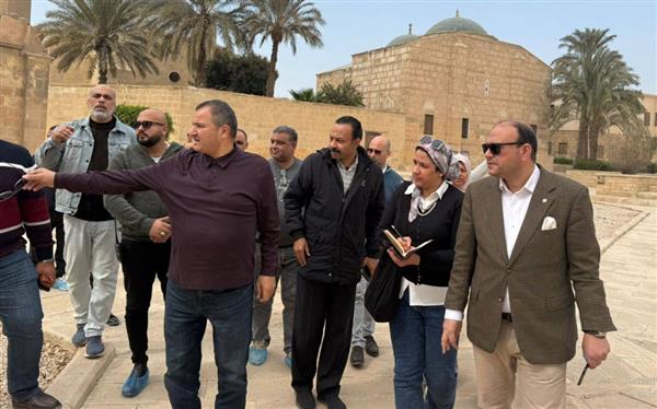 الأمين العام للمجلس الأعلى للآثار يتفقد مشروعات الترميم بقلعة صلاح الدين الأيوبي