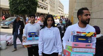 طلاب من أجل مصر بجامعة عين شمس تنظم زيارة إنسانية لمستشفى أطفال الدمرداش