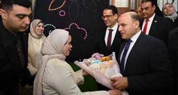 محافظ الغربية يشارك أبناءه من ذوي الهمم فرحة العيد