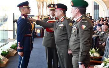 وزير الدفاع يشهد حفل إنتهاء فترة الإعداد العسكرى لطلبة الأكاديمية العسكرية المصرية