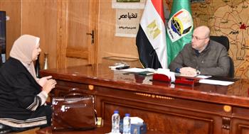   محافظ الفيوم يستقبل مدير عام فرع هيئة الأبنية التعليمية
