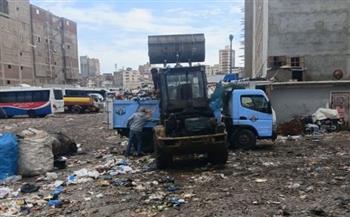   محافظ الإسكندرية يوجه بتكثيف رفع المخلفات