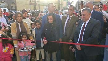   محافظ البحيرة تفتتح الحديقة الجديدة بشارع الجمهورية