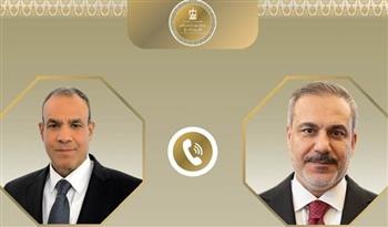   وزير الخارجية ونظيره التركي يبحثان التطورات الإقليمية ويؤكدان على أهمية خفض التصعيد
