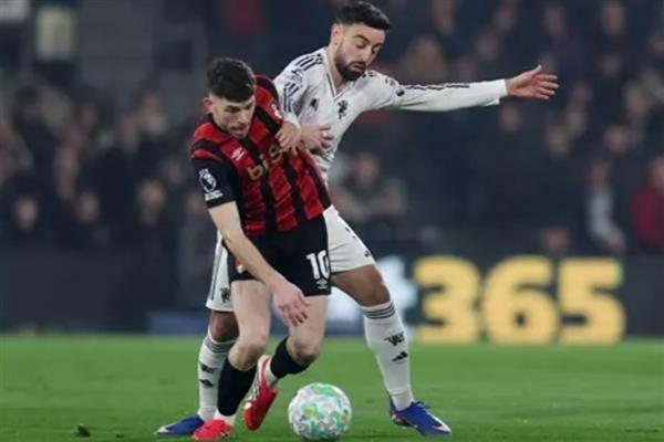 مانشستر يونايتد يتعادل مع بورنموث 2 - 2 في مباراة مثيرة بالدوري الإنجليزي