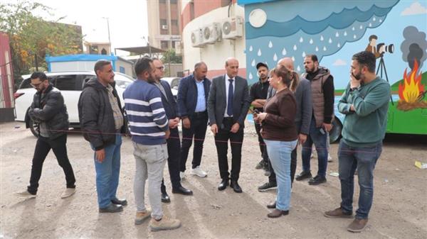 محافظ أسيوط يتفقد محيط خزان غرب المدينة
