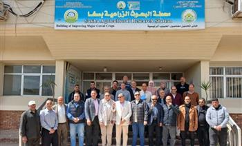    رئيس البحوث الزراعية يتفقد محطة بحوث سخا لمتابعة الجهود والأنشطة البحثية