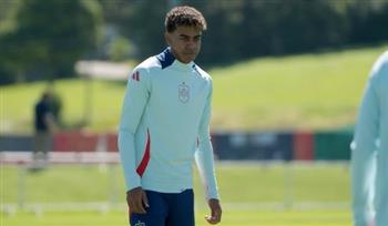   لامين يامال يغيب عن مران منتخب إسبانيا قبل مواجهة مصر