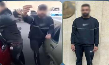   ضبط منادي سيارات بسبب خلاف على إيصال الانتظار