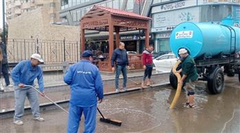   تحركات عاجلة بالشرقية لكسح مياه الأمطار من الشوارع