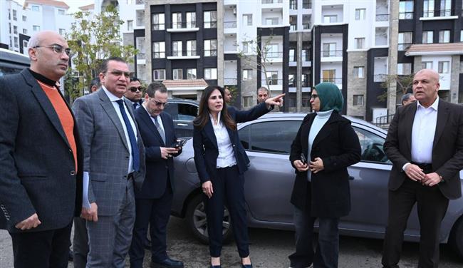وزيرة الإسكان تتابع موقف الخدمات بالحي السكني الثالث "R3" بالعاصمة الجديدة