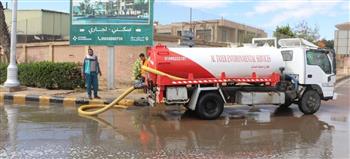   أجهزة المدن الجديدة تُكثف جهودها لمجابهة مياه الأمطار والتعامل مع موجة الطقس السيئ